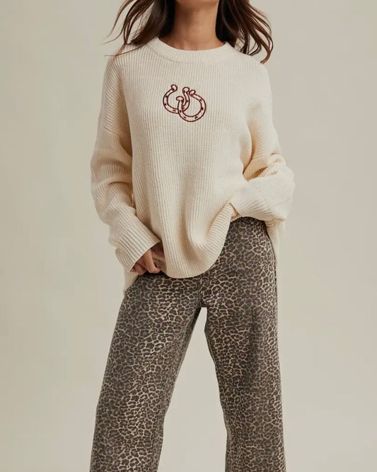 Double Horseshoe Knit Sweater