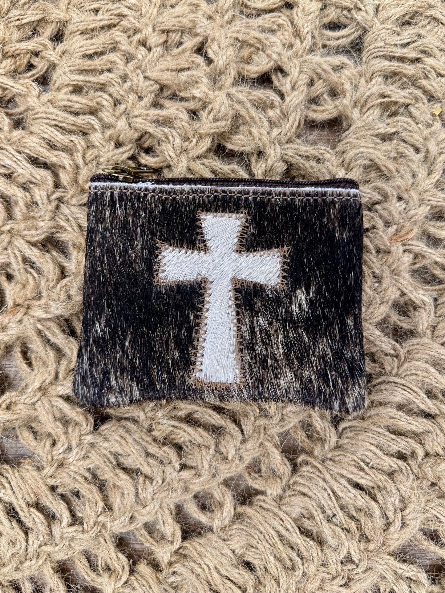 Cross Cowhide/Leather Coin Purse
