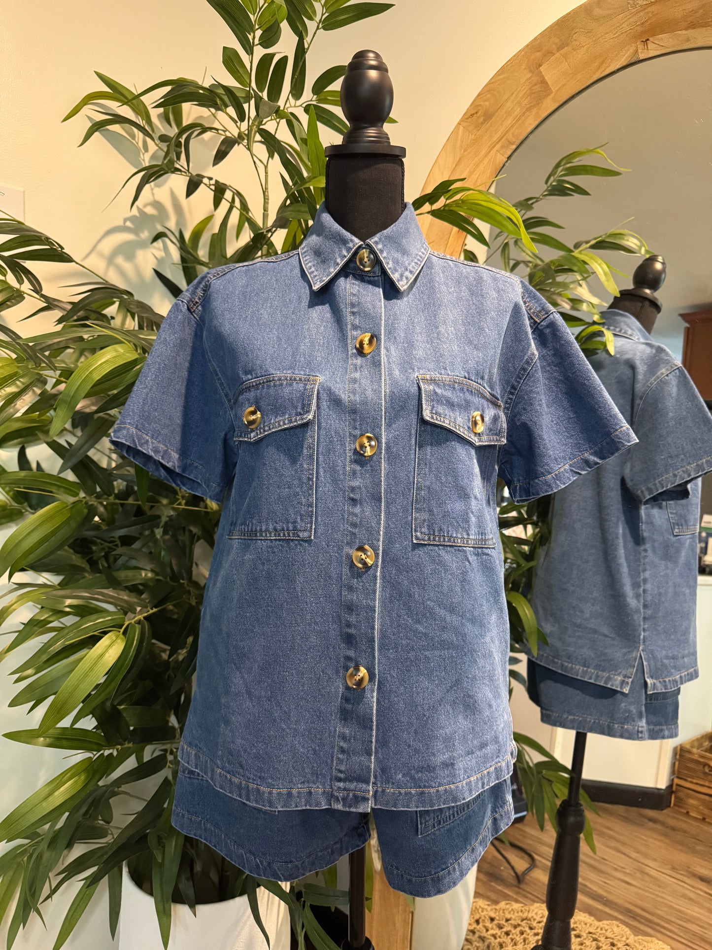 Kelsea Denim Matching Set