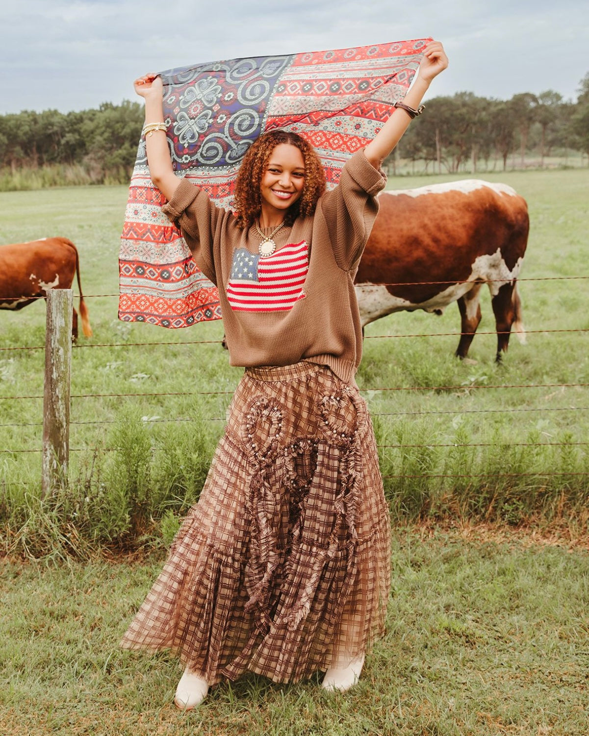 Boho Flag Wild Rag