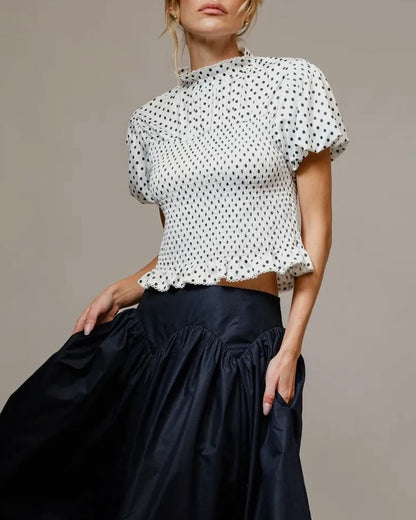 Talia Polka Dot Top