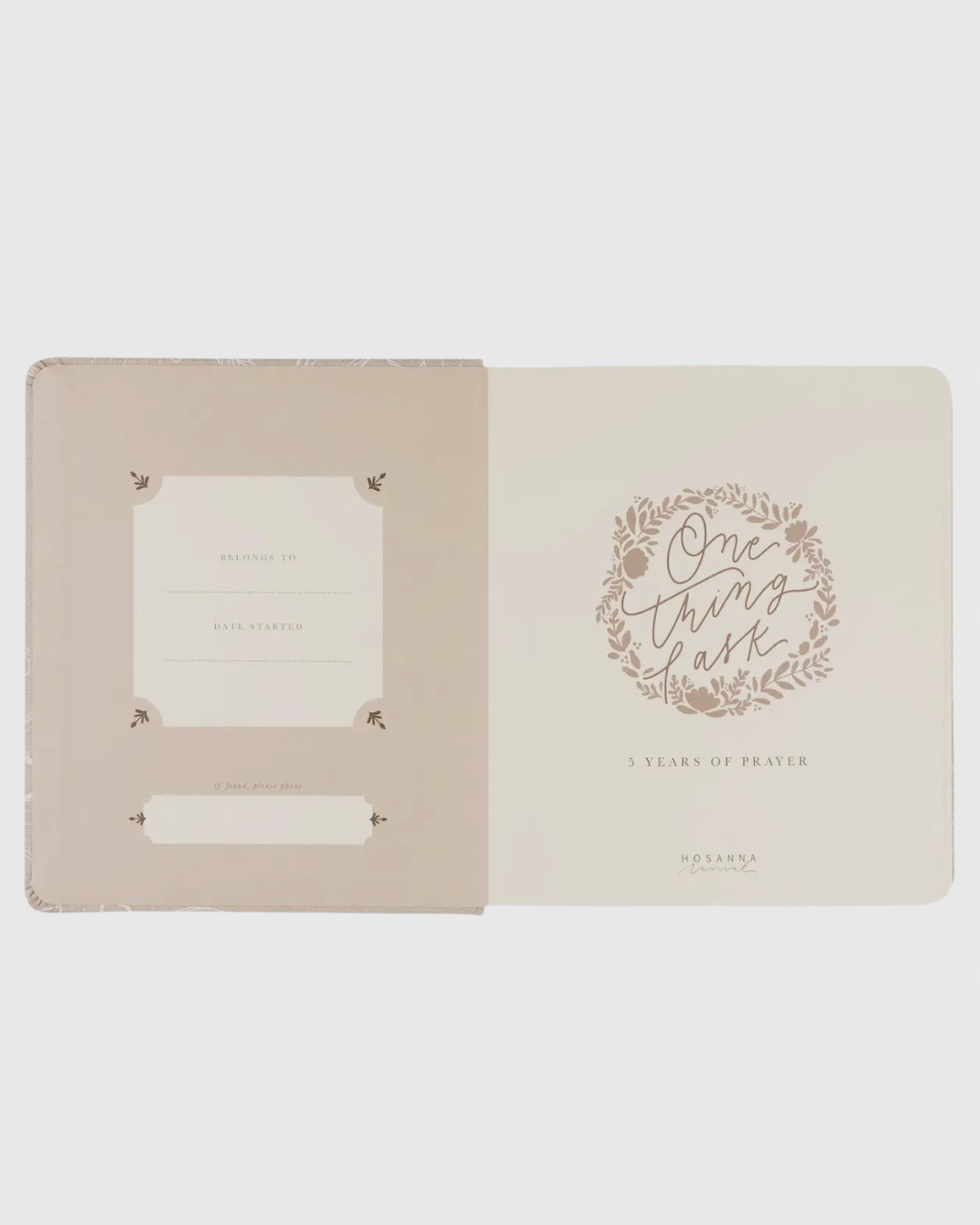 One Thing I Ask 5-Year Prayer Journal: Cordova Theme