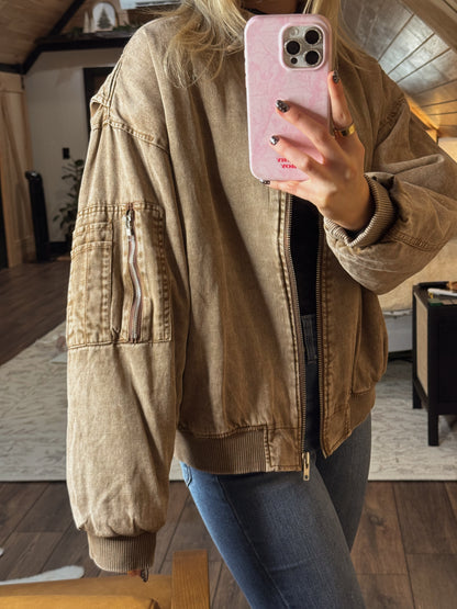 Millie Oversized Bomber Jacket