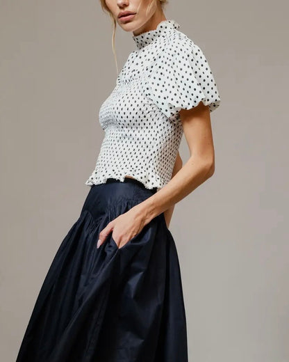 Talia Polka Dot Top
