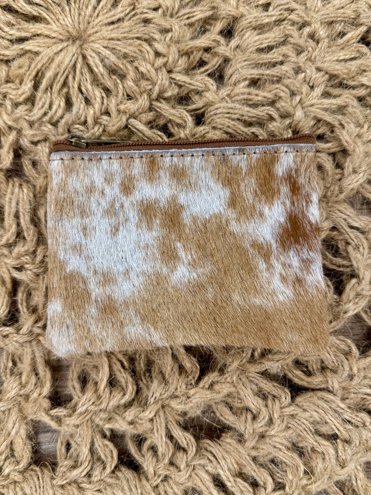 Cowhide Coin Purse