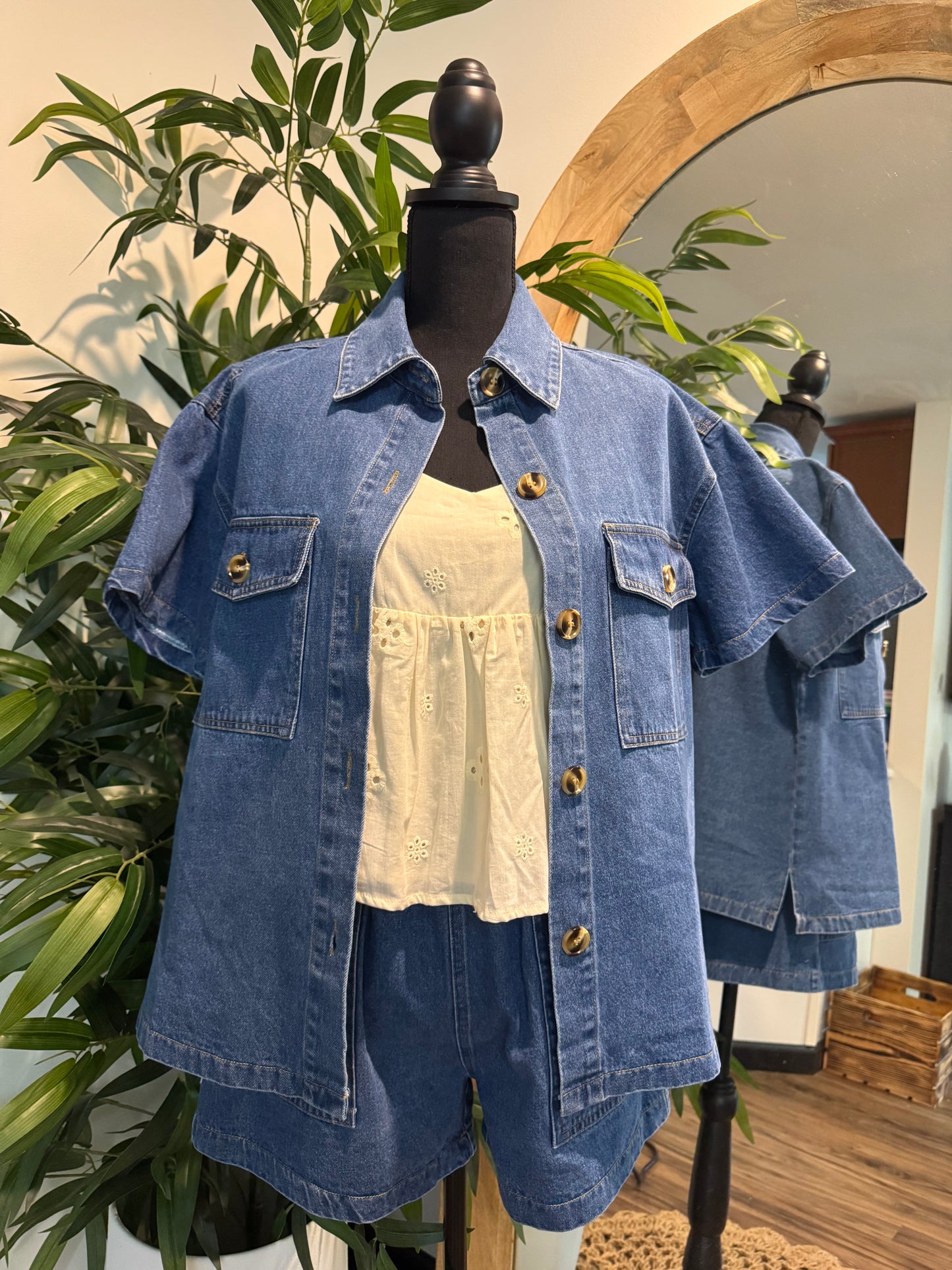 Kelsea Denim Matching Set