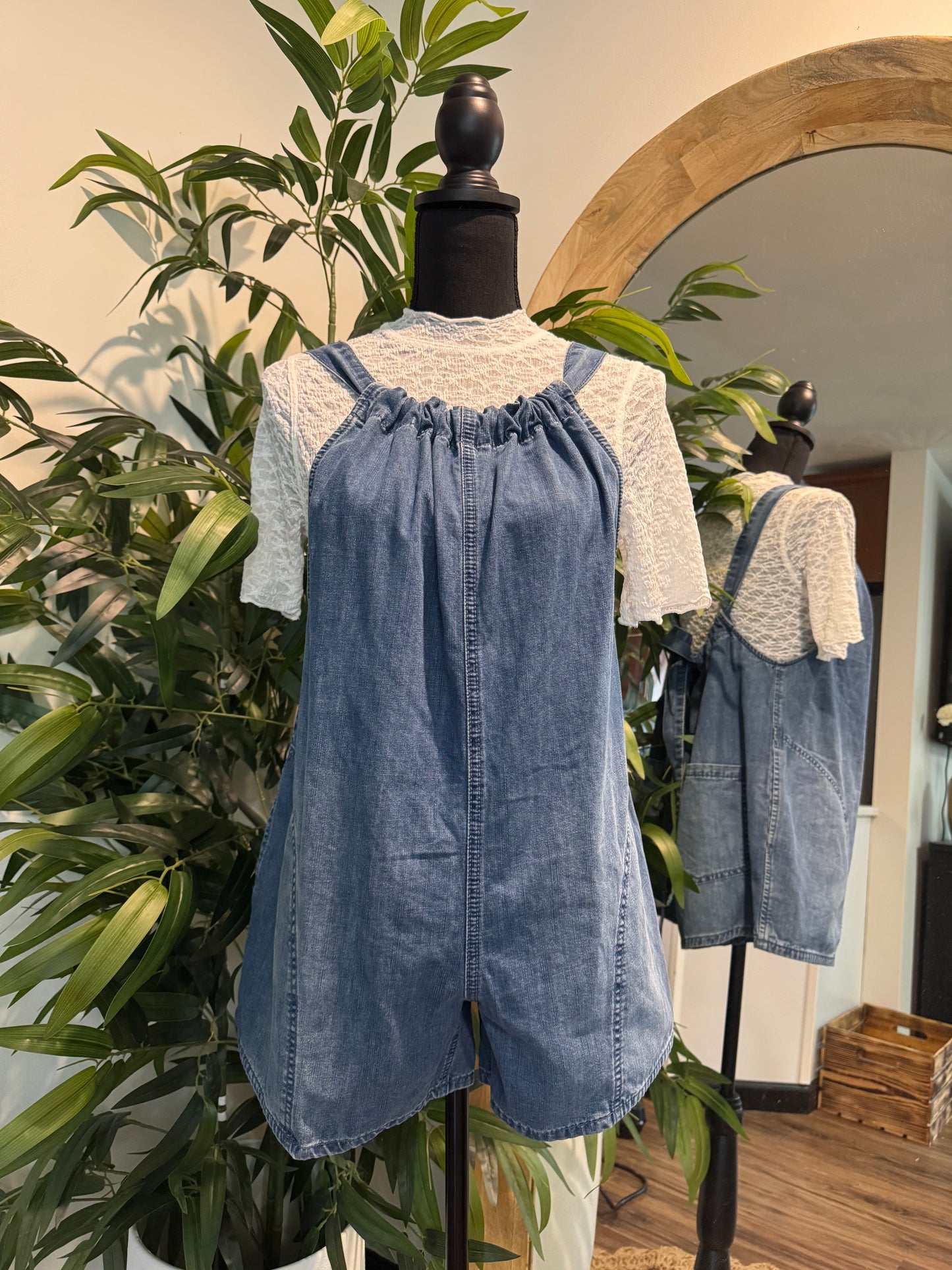 Junie Denim Romper