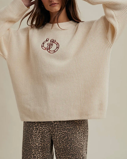 Double Horseshoe Knit Sweater
