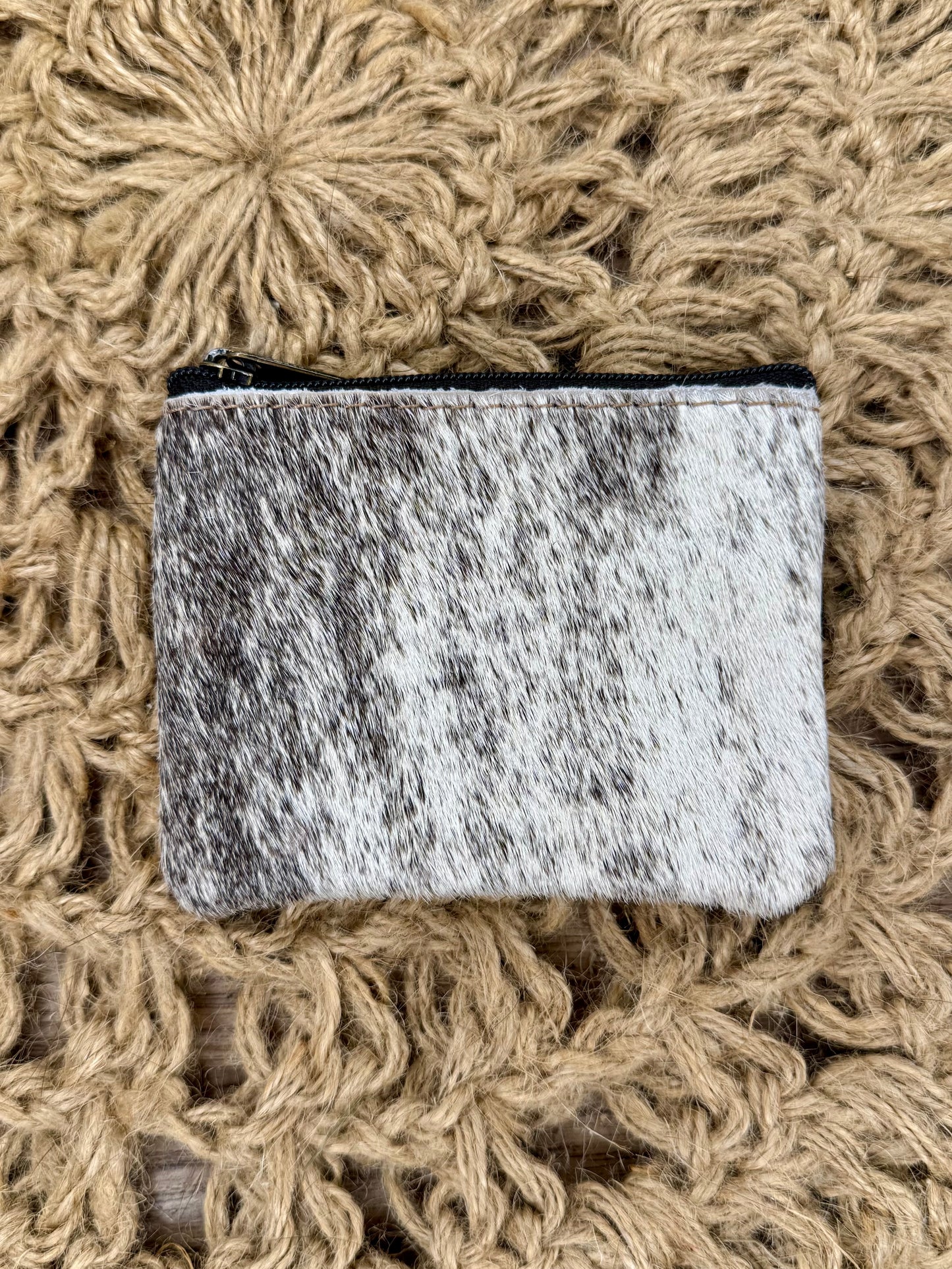 Cowhide Coin Purse