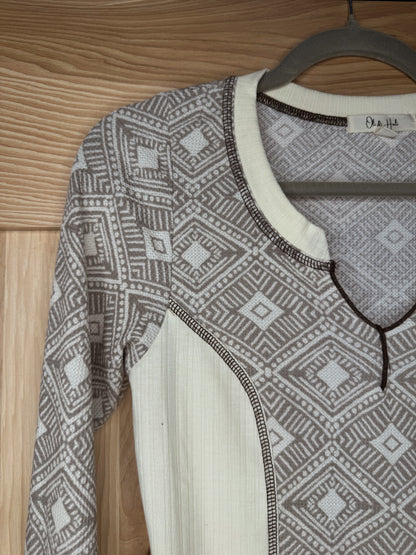 Sola Aztec Long Sleeve Top