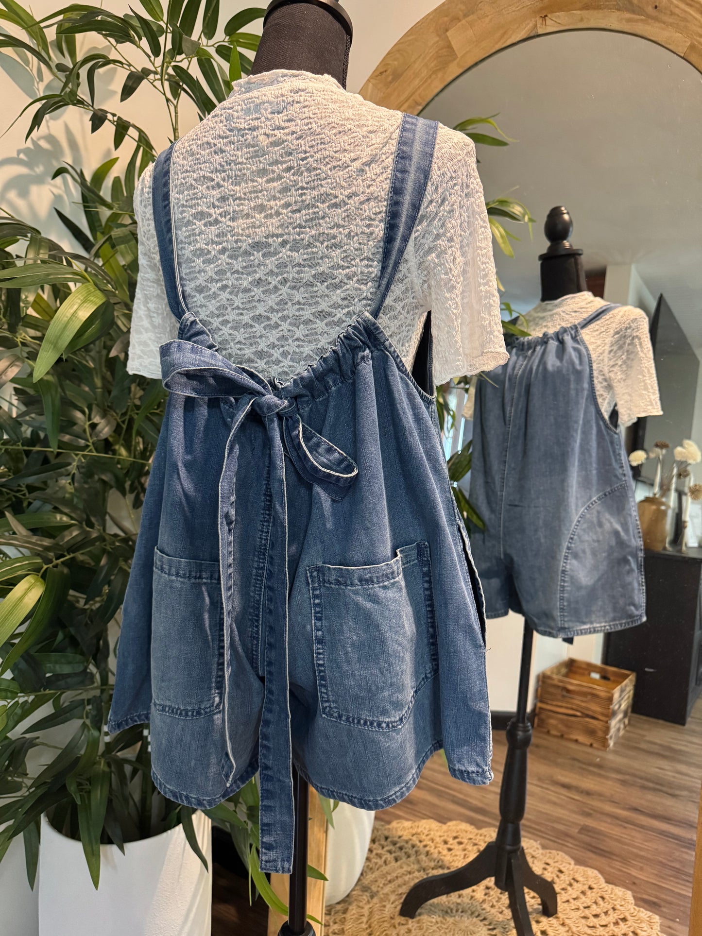 Junie Denim Romper