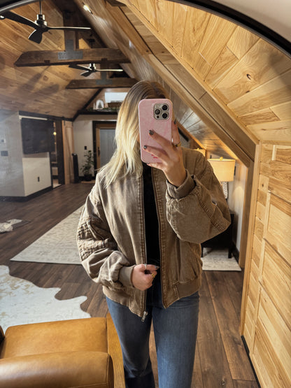 Millie Oversized Bomber Jacket