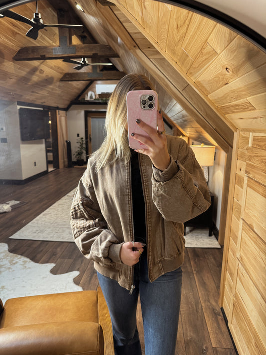 Millie Oversized Bomber Jacket