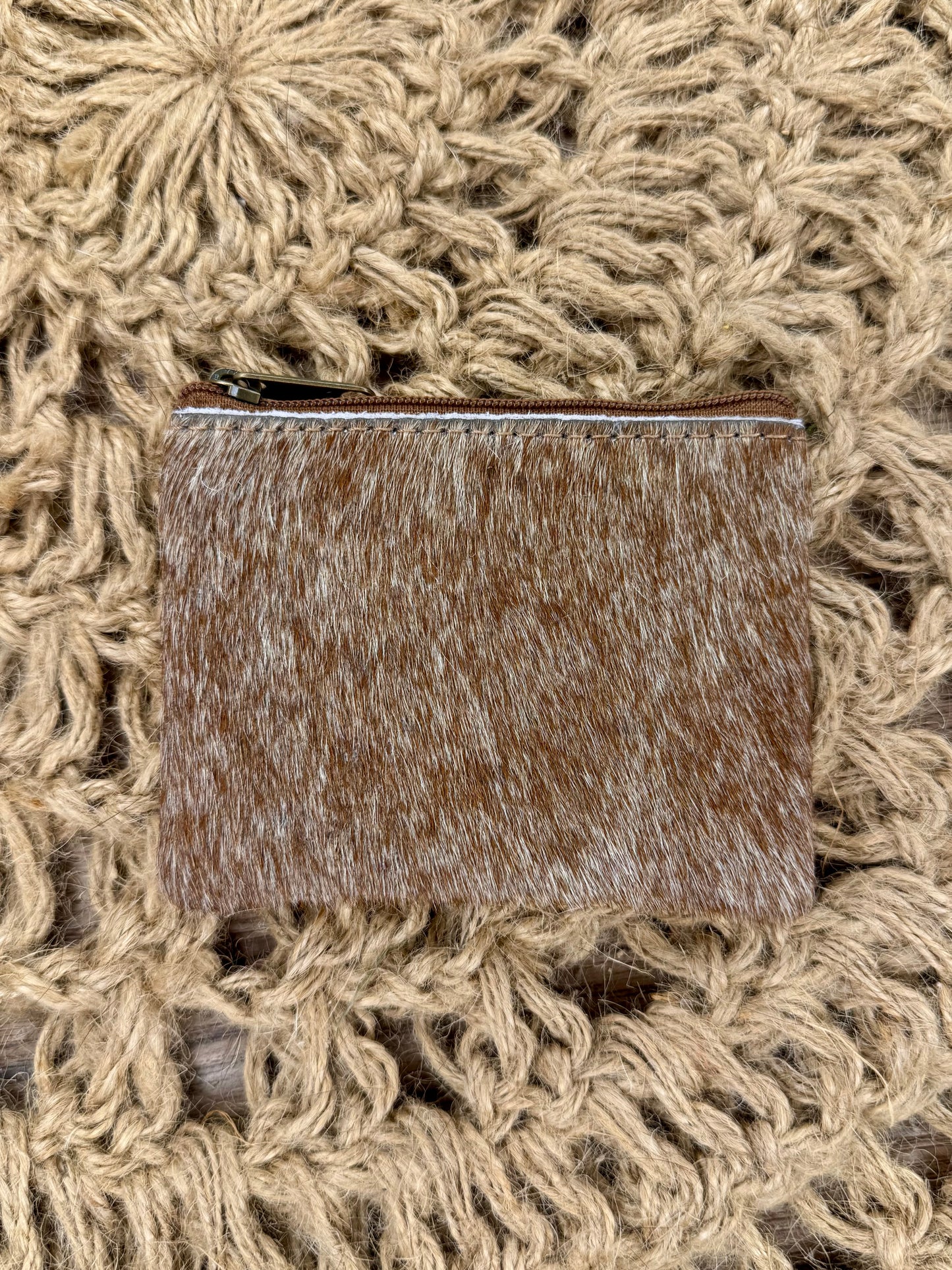 Cowhide Coin Purse