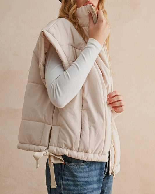 Evelyn Oversized Puffer Vest