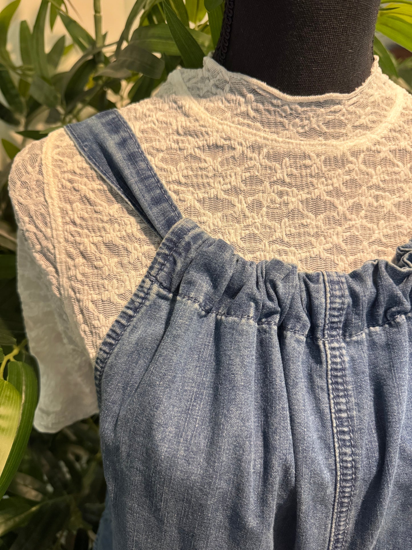 Junie Denim Romper