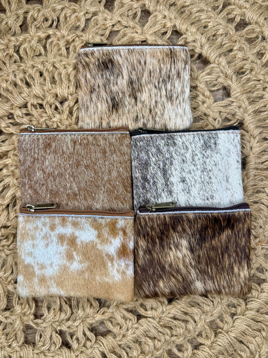 Cowhide Coin Purse
