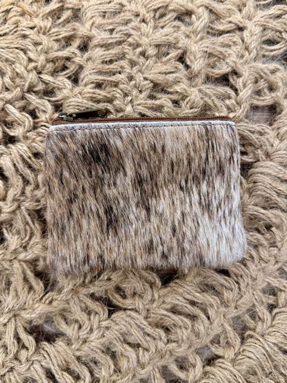 Cowhide Coin Purse