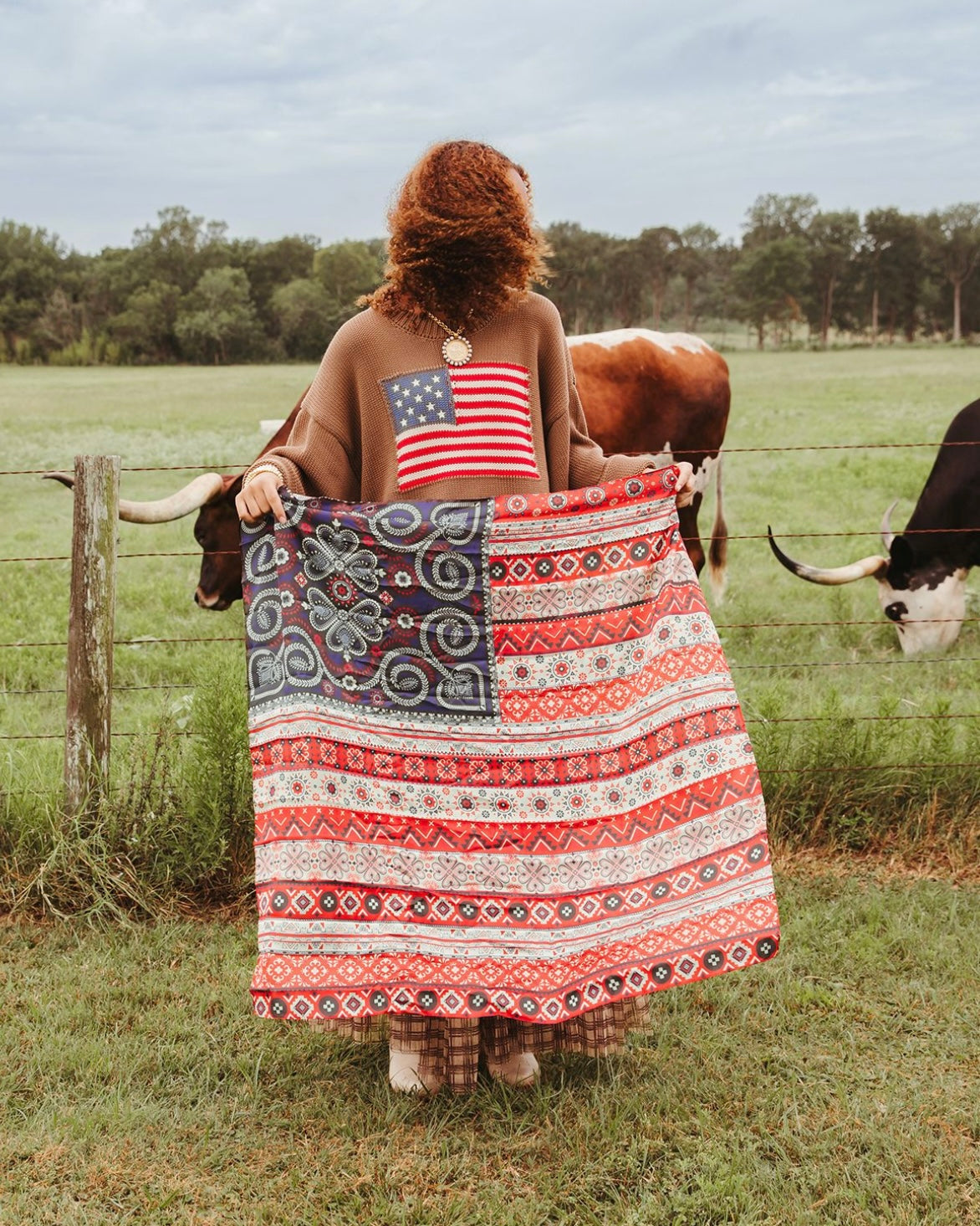 Boho Flag Wild Rag