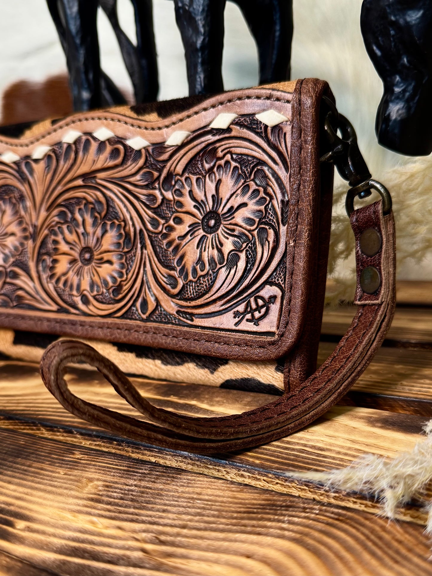 Cheetah Crossbody Wristlet