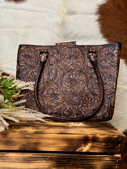 Diamond Crossbody Tote Bag