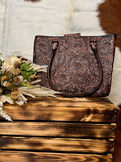 Diamond Crossbody Tote Bag