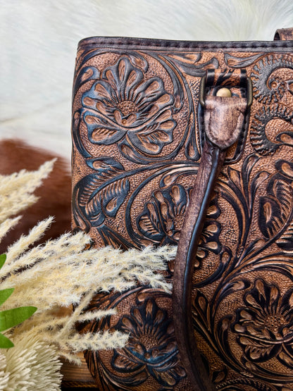 Diamond Crossbody Tote Bag